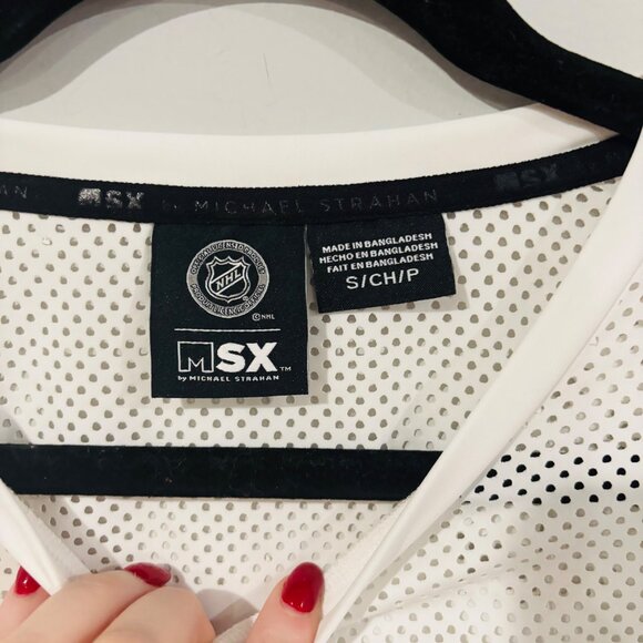 NHL Sharks White Crop Shirt Size S - Picture 2 of 8